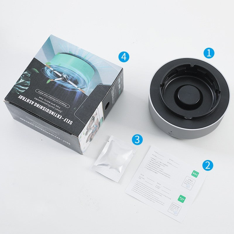 Automatic Smoke Removal Ashtray – Portable Purifier for Cleaner Air Anywhere