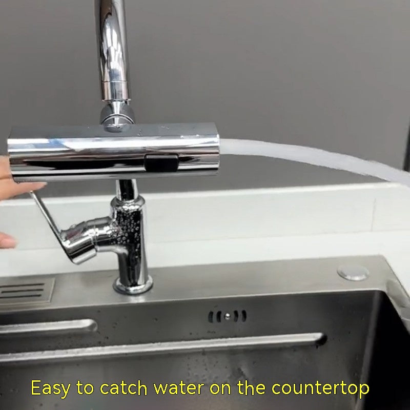 Universal Rotating Waterfall Kitchen Faucet Nozzle