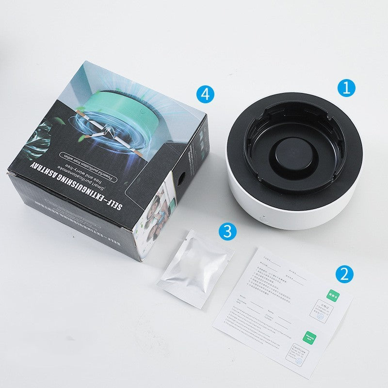 Automatic Smoke Removal Ashtray – Portable Purifier for Cleaner Air Anywhere